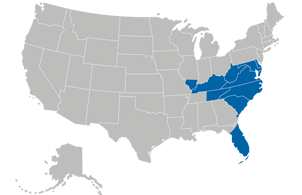 Image of Mid-Atlantic Regional Map
