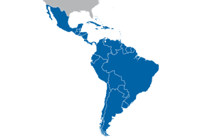 Image of Latin America Regional Map