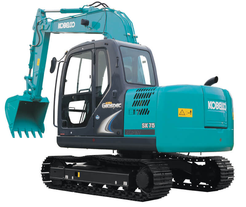 Image of Conventional Excavator SK75-8 Machine Exterior for Latin America model