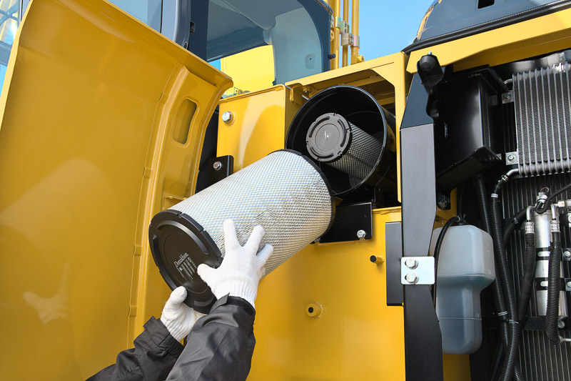 Image of Specialty Excavator SK210LC-10 Long Reach Air Filter for North America model