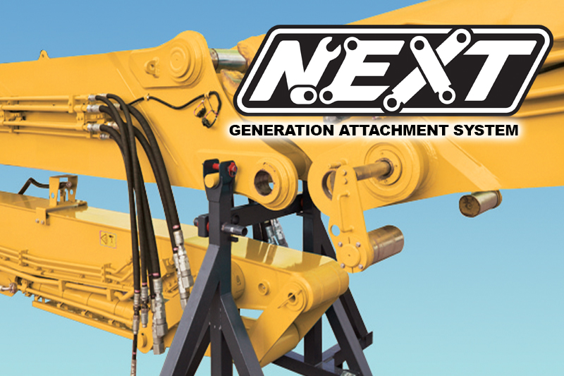 Image of Specialty SK550DLC-10 Building Demo Excavator NEXT Attachment System for North America model 