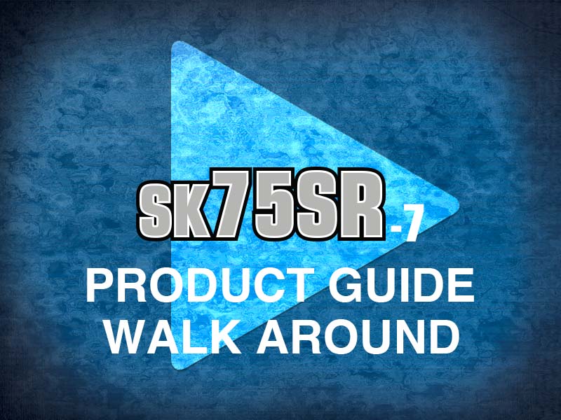 Product Guide Walk Around Video of SK75SR-7 Offset Boom North America model