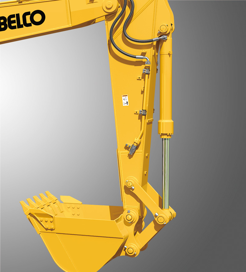 KOBELCO SK390LC-11 High and Wide Bucket Attachment Detail
