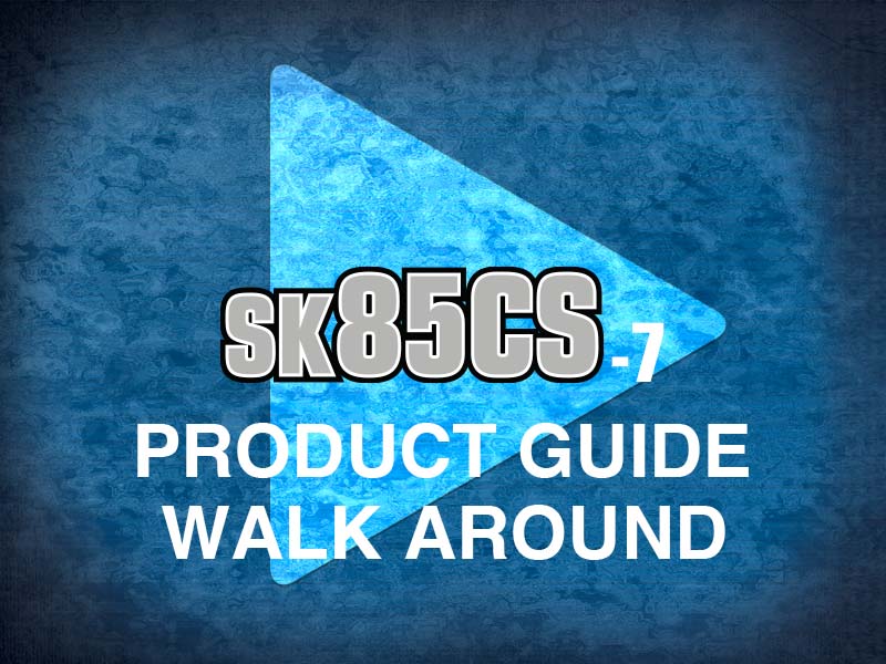 Product Guide Walk Around Video of SK85CS-7 Offset Boom North America model